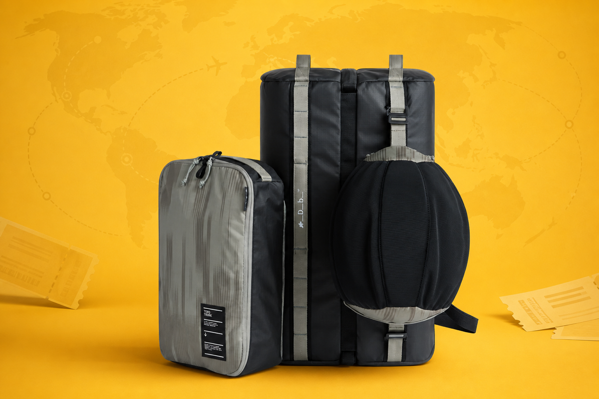 DB Journey travel bags available as a World Menu Mission prize
